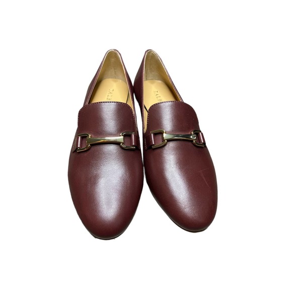 Talbots Sz 8 Wine Pilgram Flats - Picture 1 of 6
